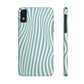 Aqua Swirl Snap Case