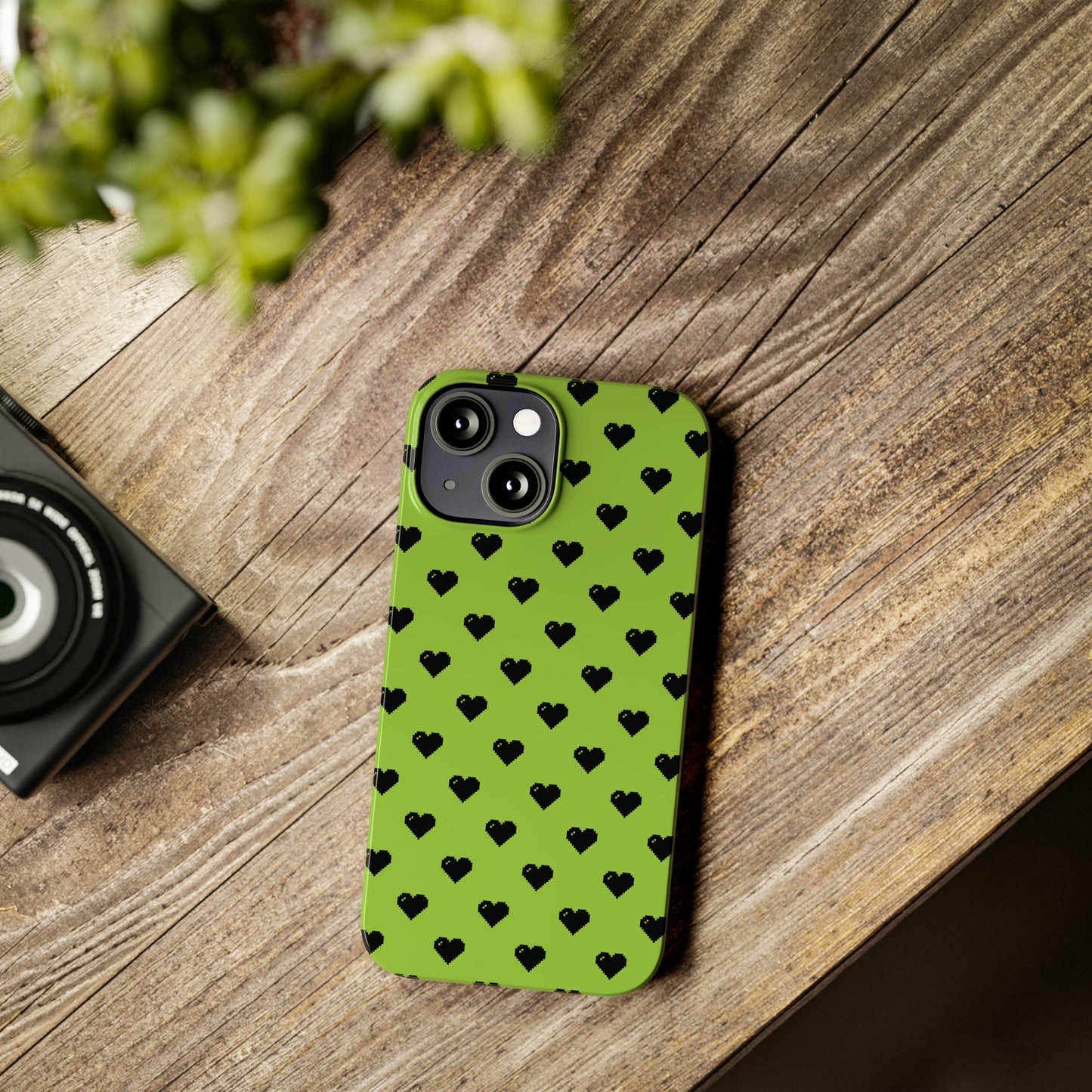 Pixelated Heart Snap Case