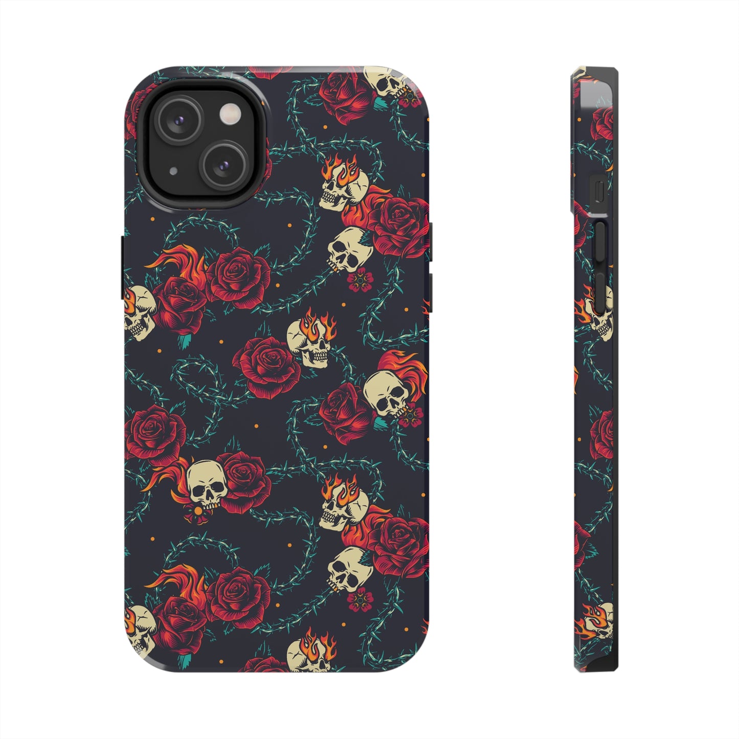 Skulls & Roses Tough iPhone Case