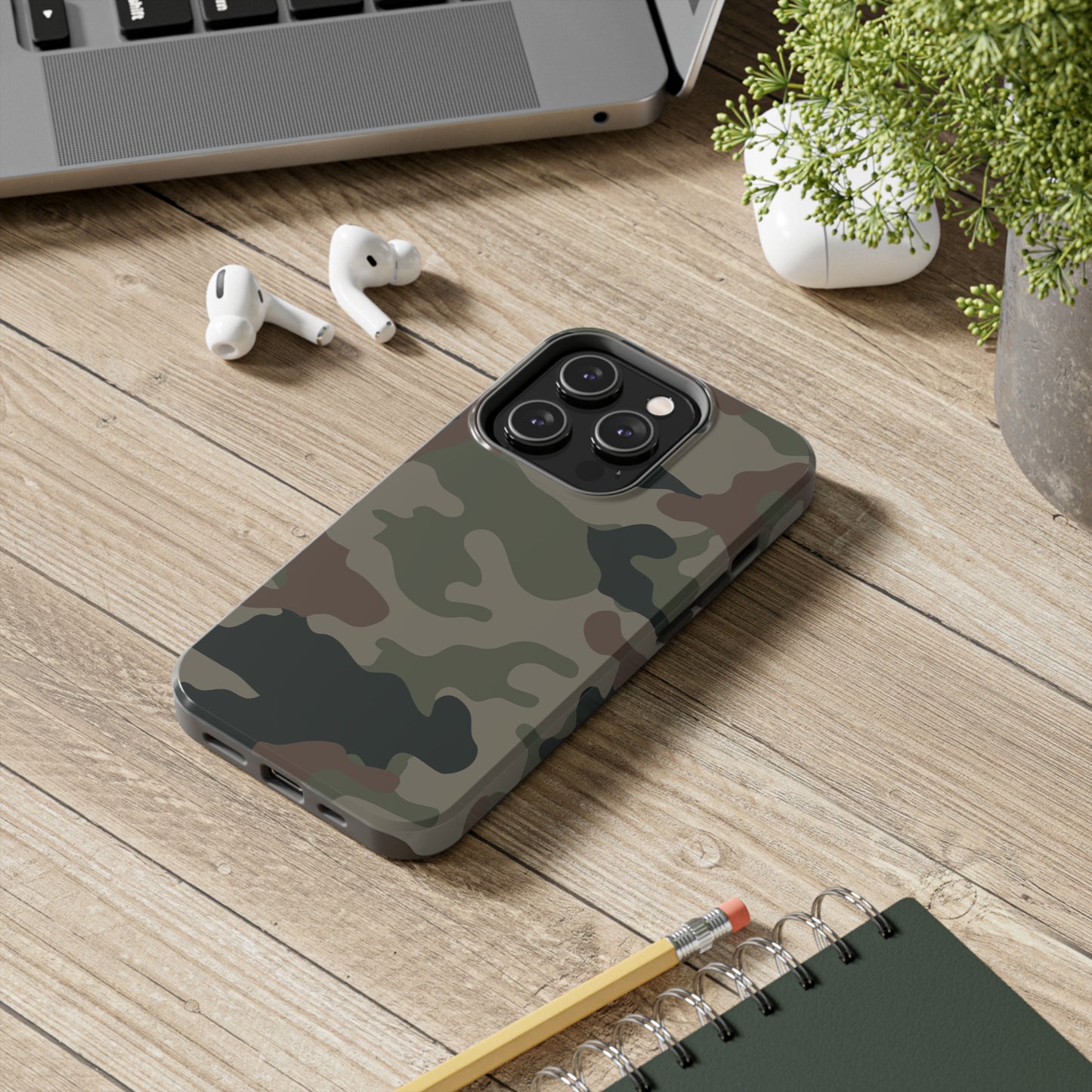 Dark Camouflage Tough Case