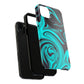 Aqua liquid marble pattern Tough Case