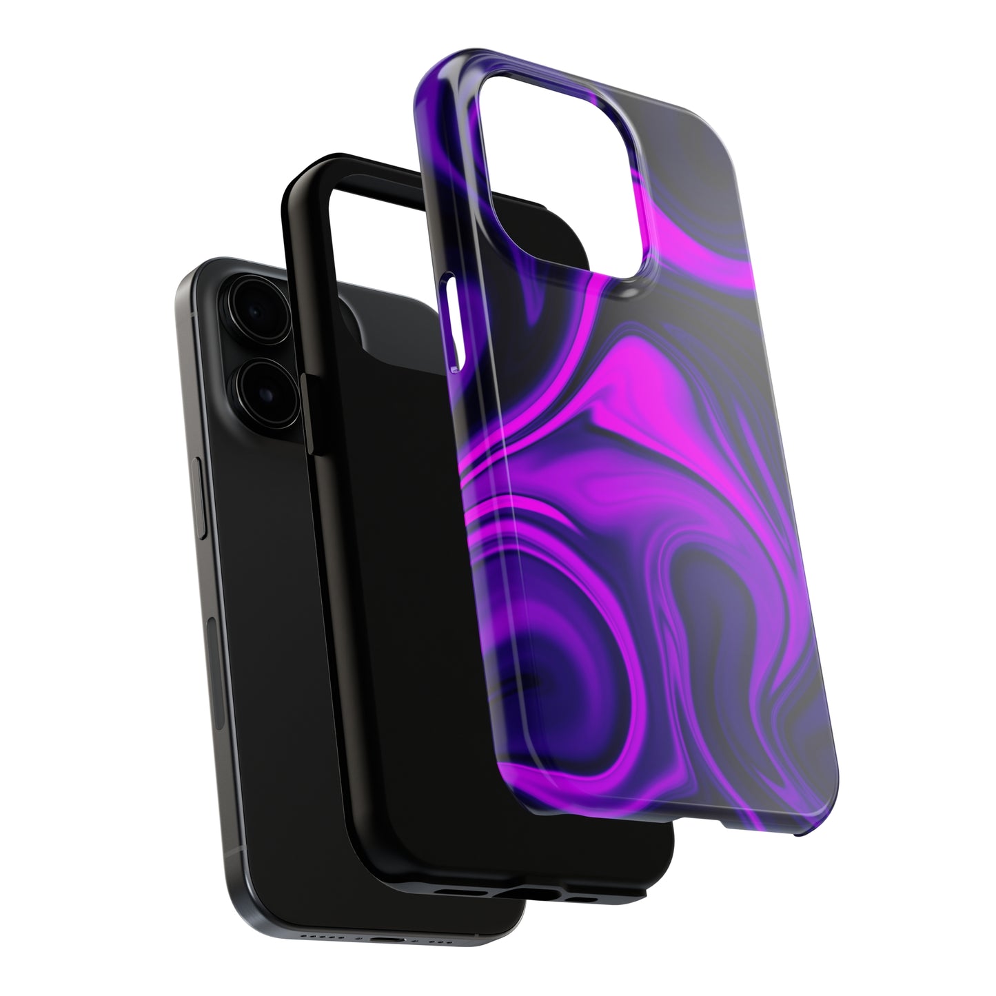 Purple liquid marble pattern Tough Case