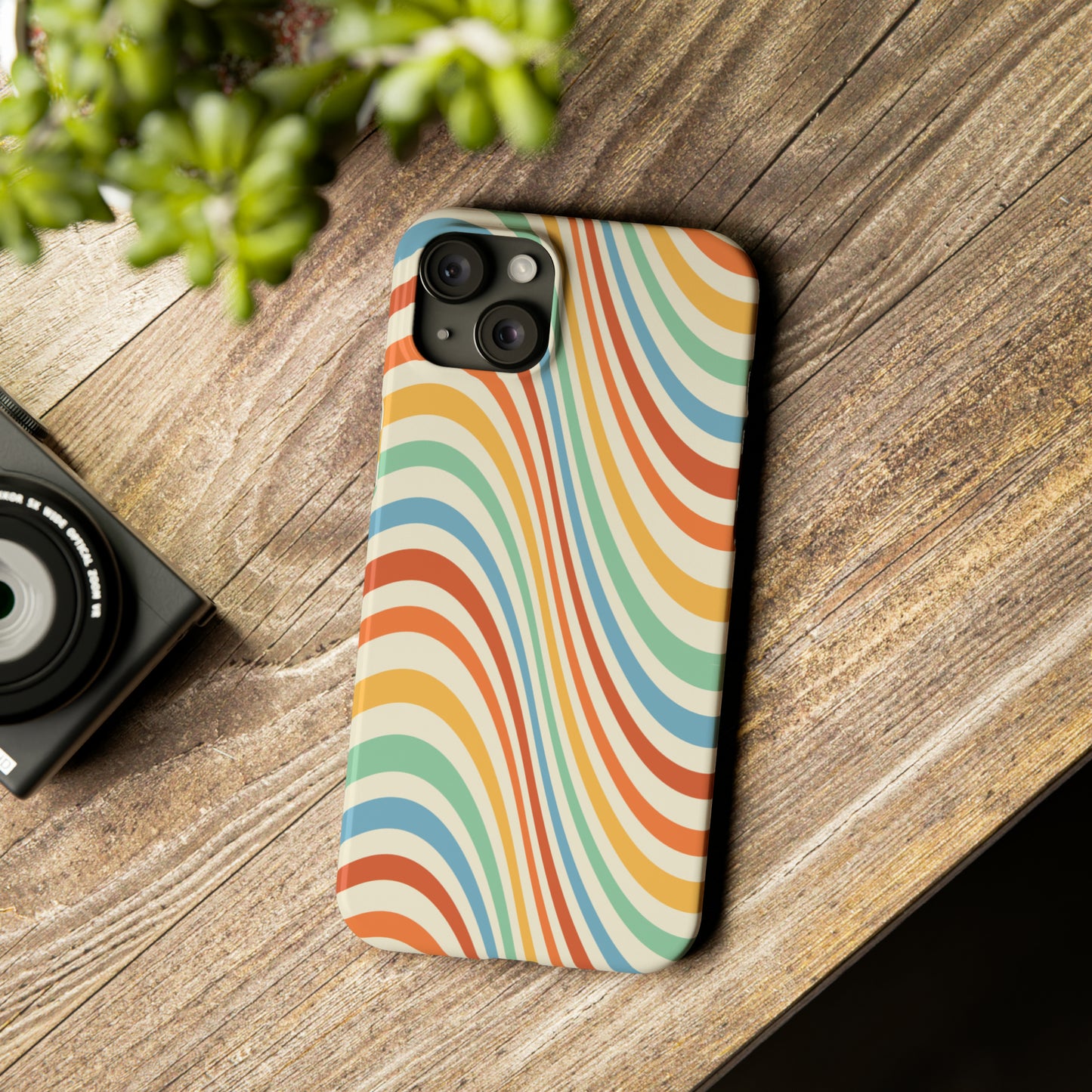 Retro Swirl Snap Case