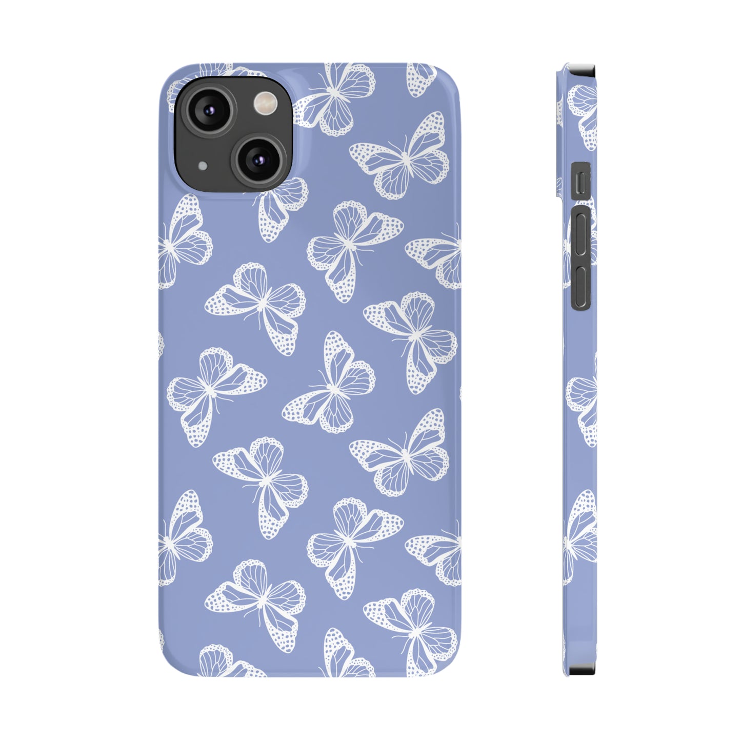 Lavender Butterflies Snap Case