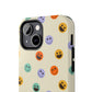 Smileys from 70s Tough iPhone Case