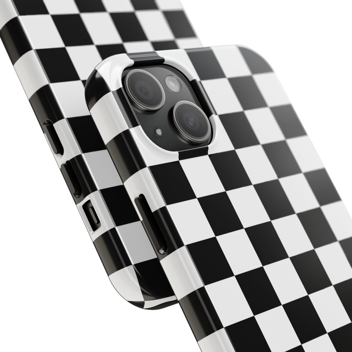 Black and white checks Tough Case