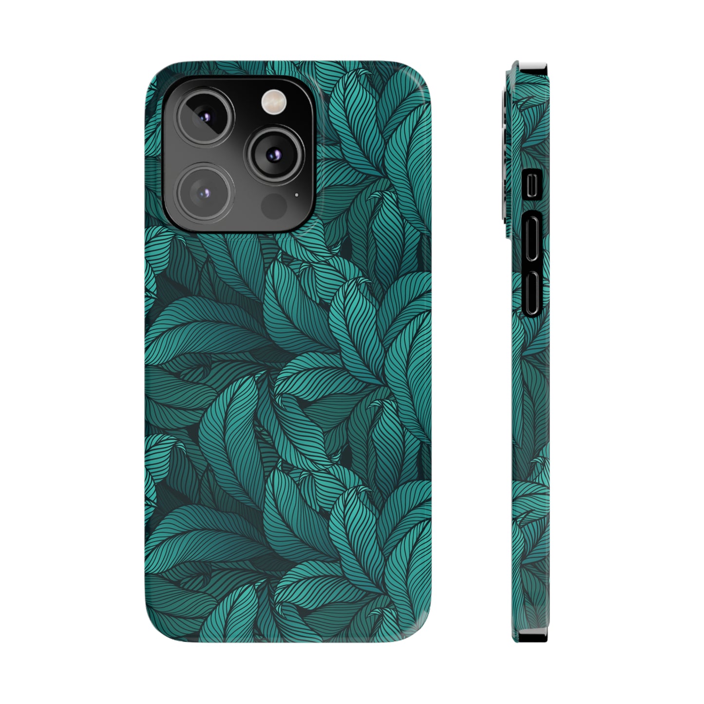 Tropical Leaves Snap Case