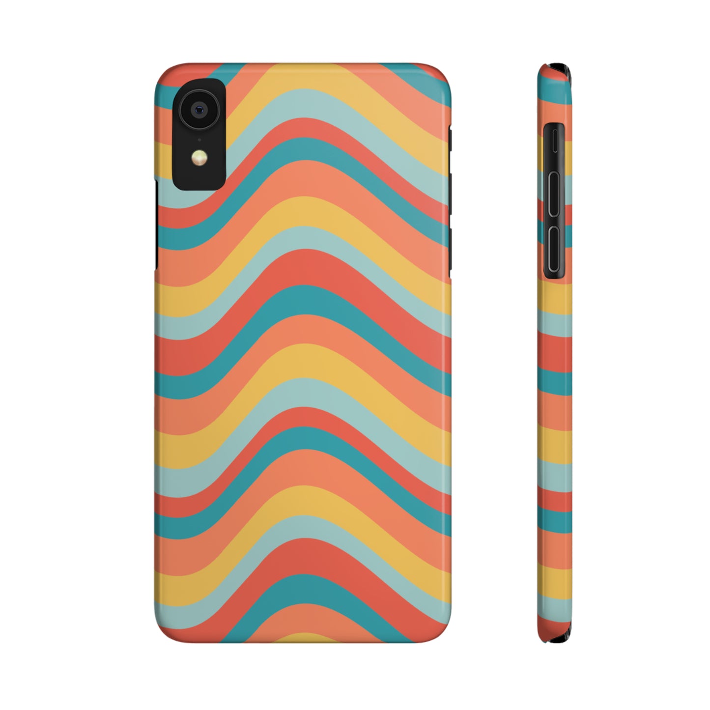 Wavy Pattern Snap Case