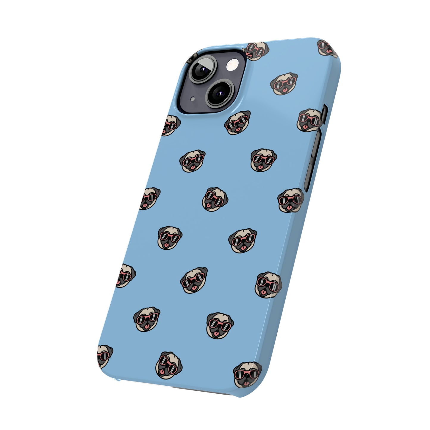 Pug Pattern Snap Case