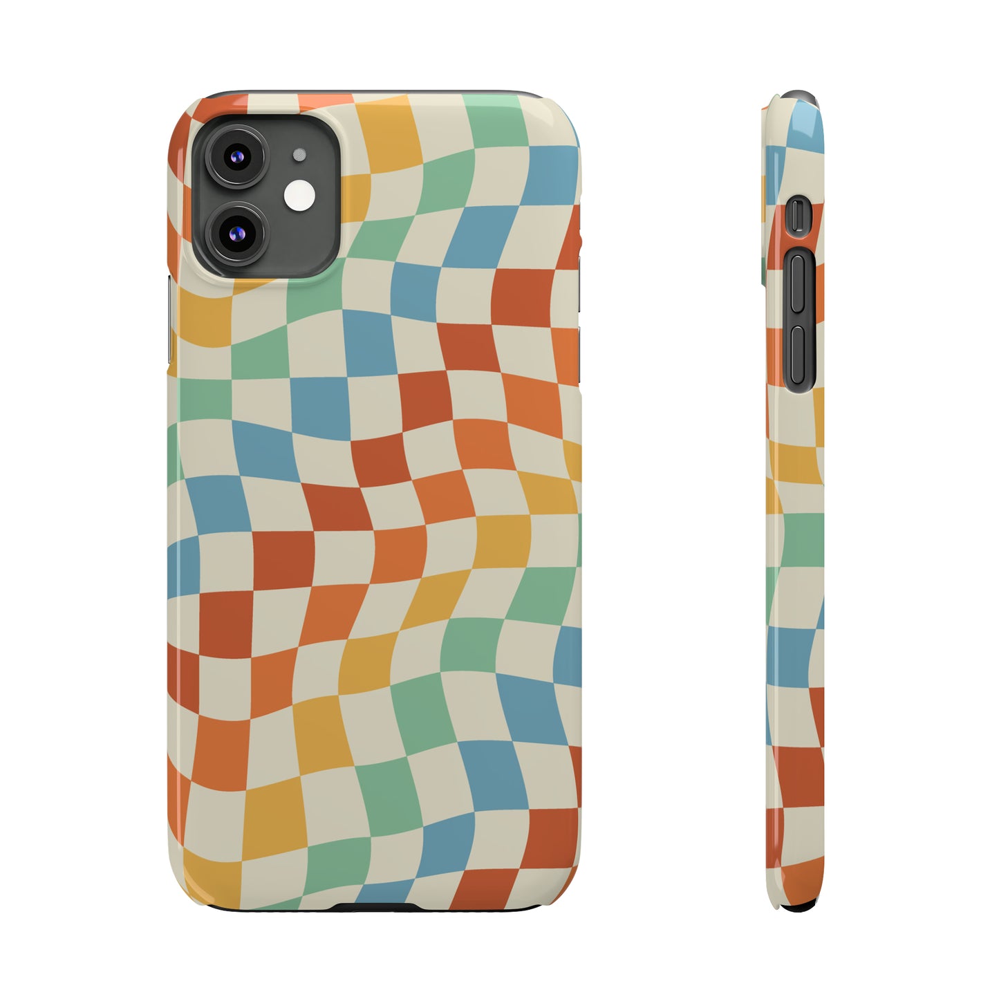 Retro Crazy Checkers Snap Case