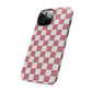 Pink Checkers Snap Case