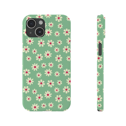 Retro Floral Snap Case