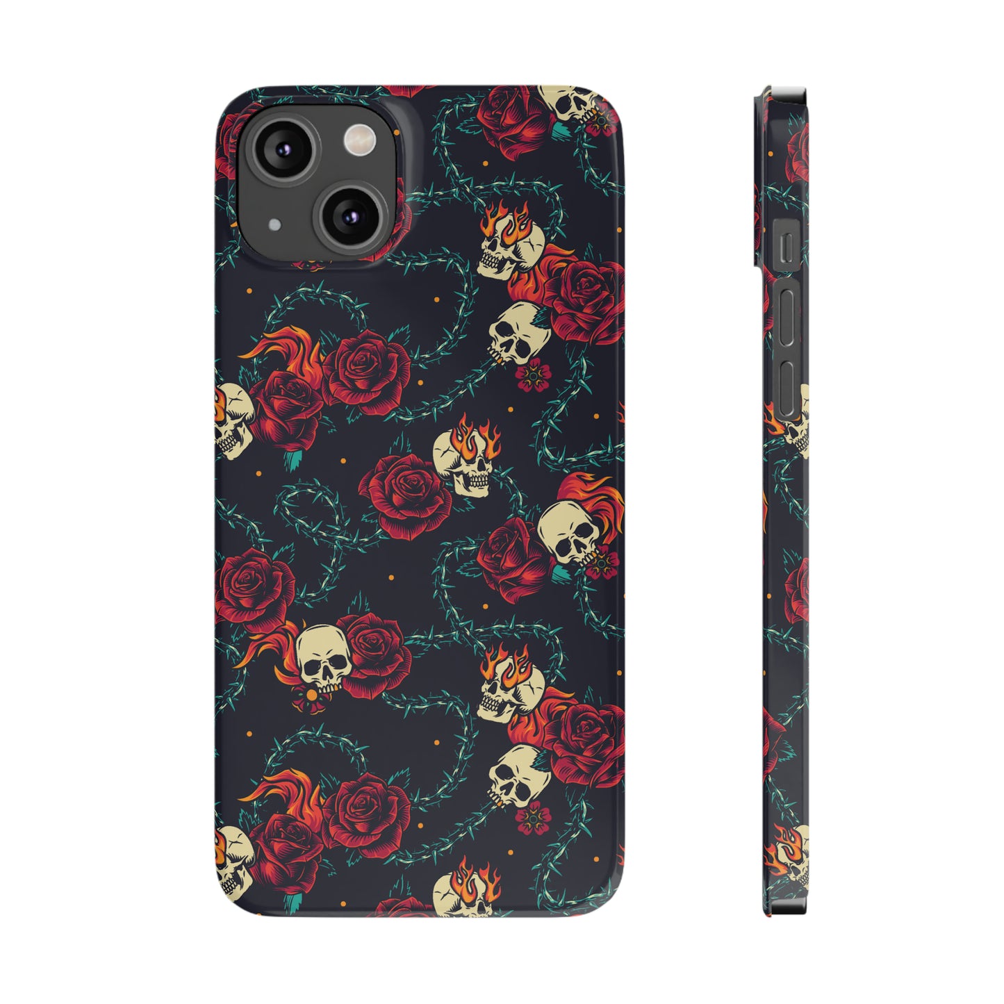 Skulls & Roses Snap Case