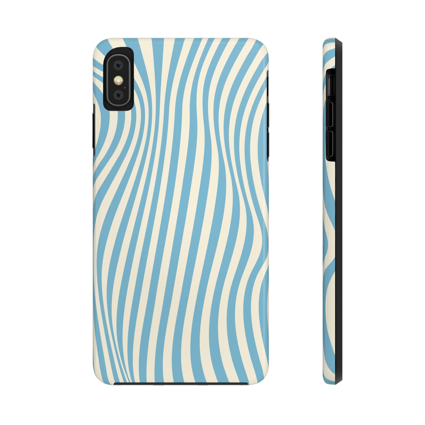 Aqua Swirl Tough iPhone Case