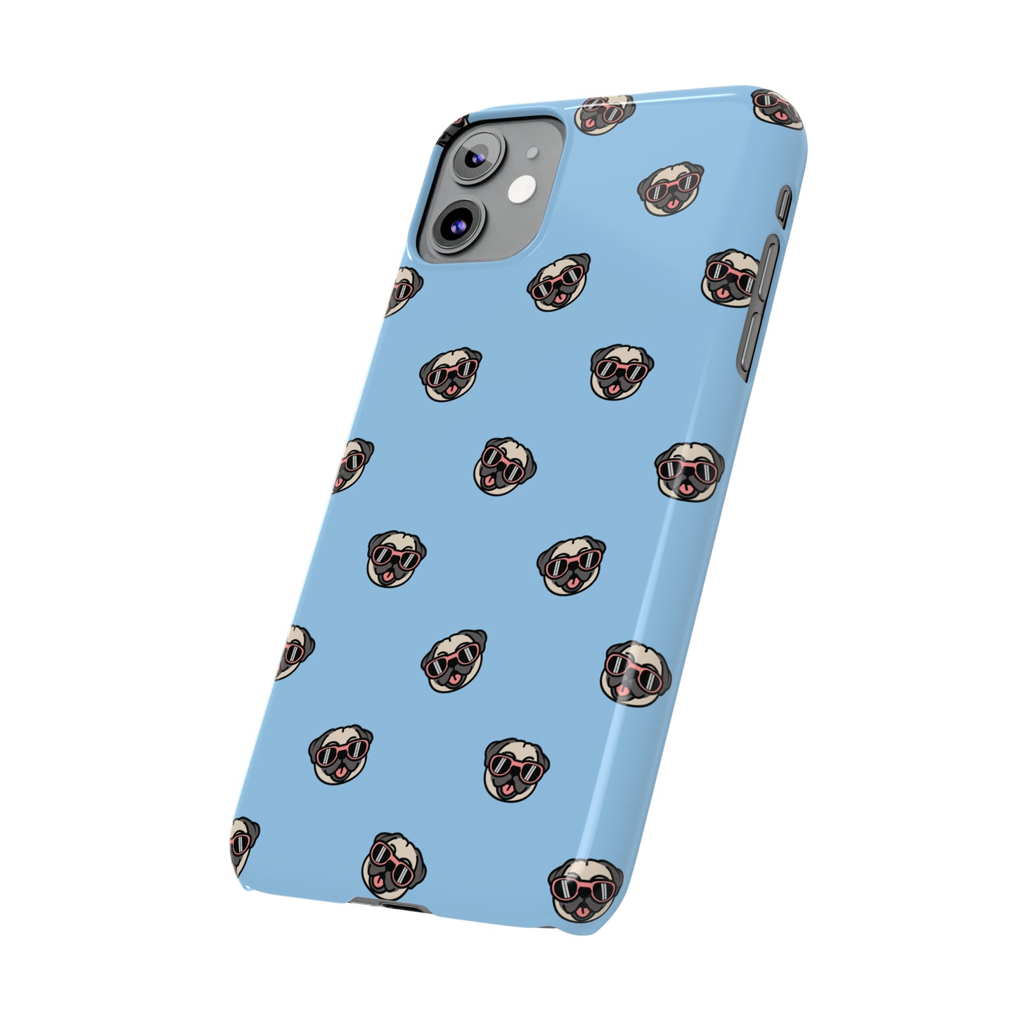 Pug Pattern Snap Case