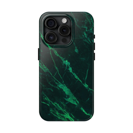 Dark green marble pattern Tough Case