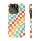 Retro Crazy Checkers Snap Case