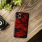 Red Camouflage Snap Case