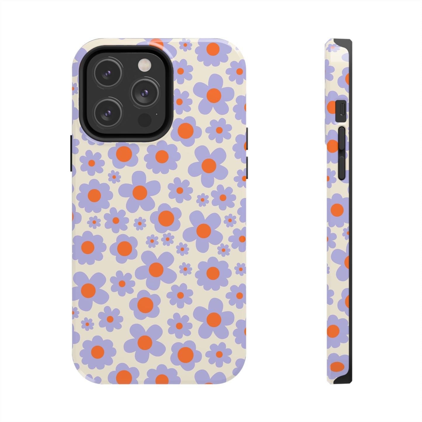 Groovy Flowers Tough iPhone Case