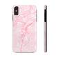 Pink Marble Tough iPhone Case