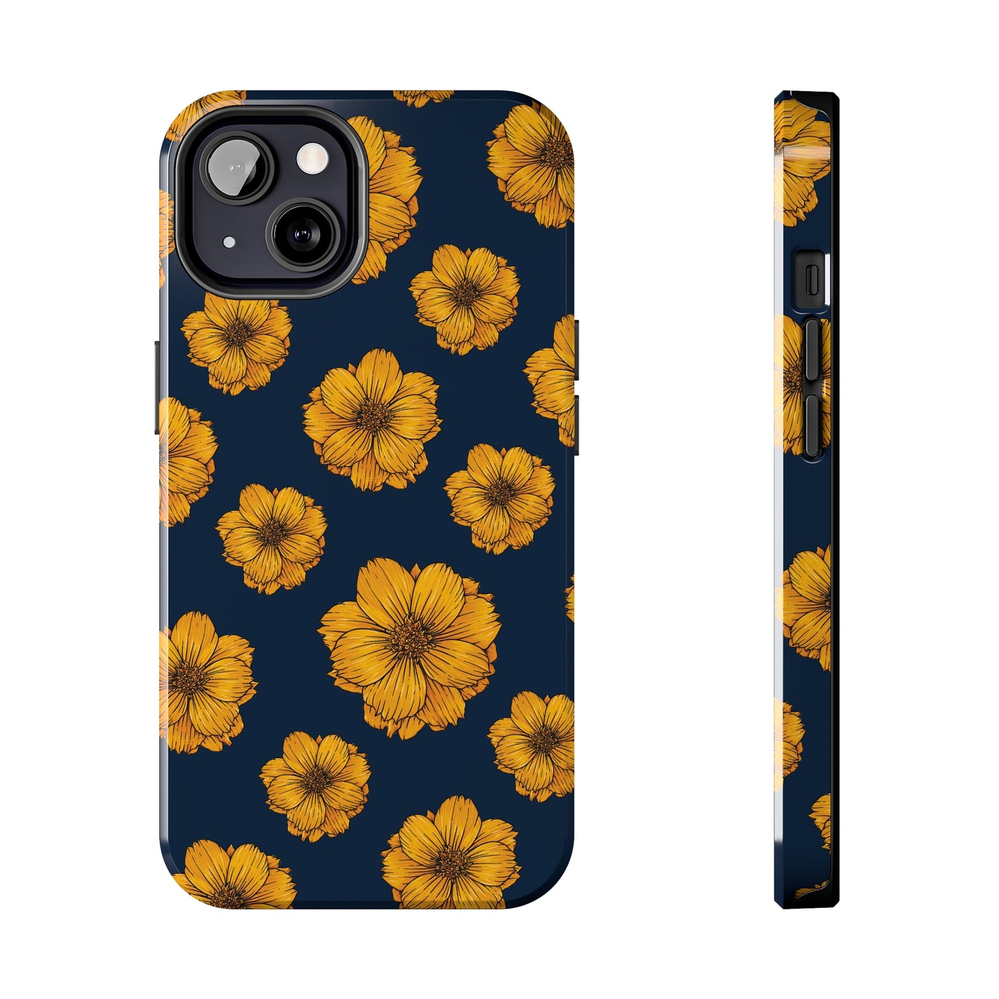 Sunflower Glimmer Tough iPhone Case