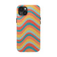 Wavy Pattern Tough iPhone Case