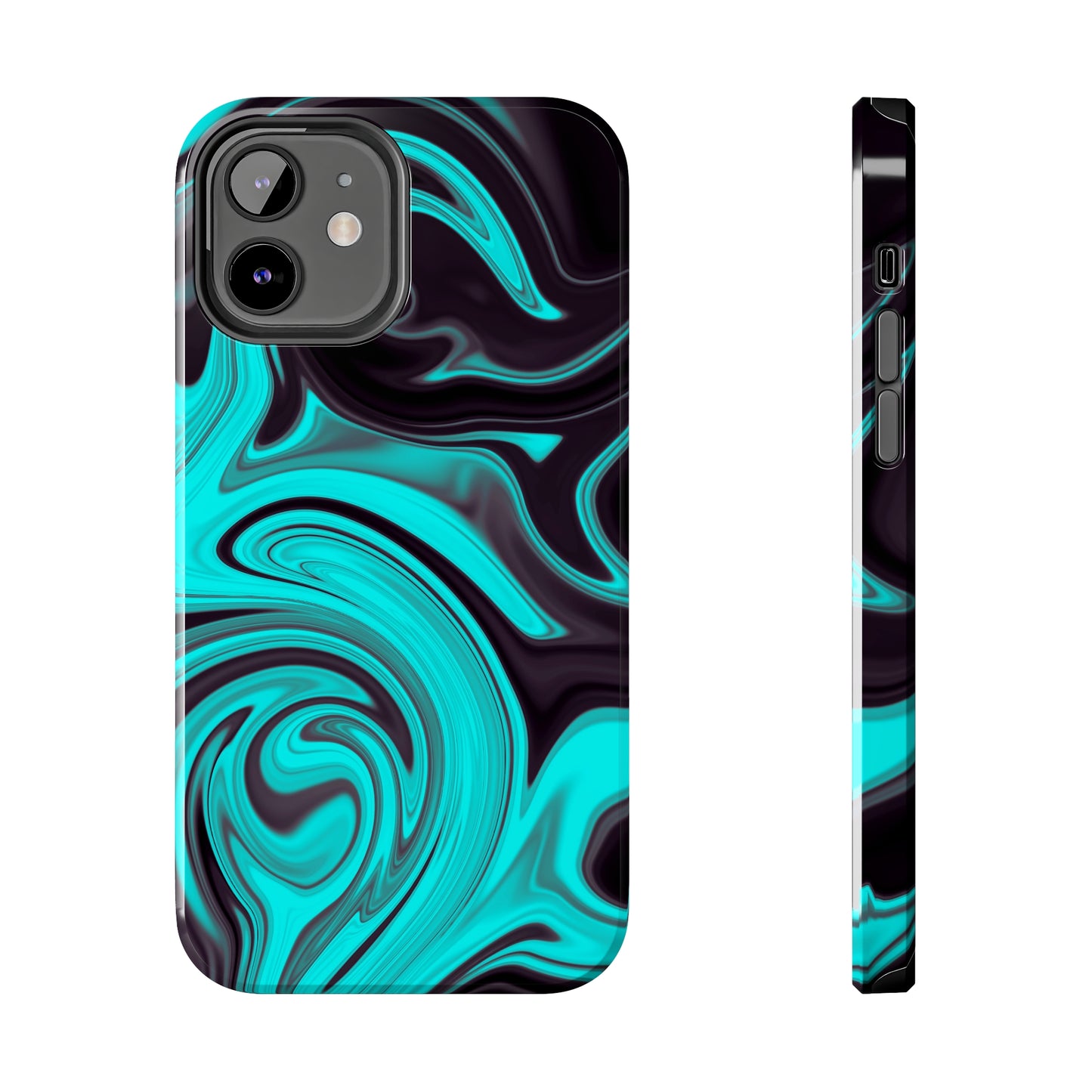 Aqua liquid marble pattern Tough Case