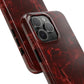 Red stone pattern Tough Case