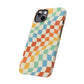 Retro Crazy Checkers Snap Case