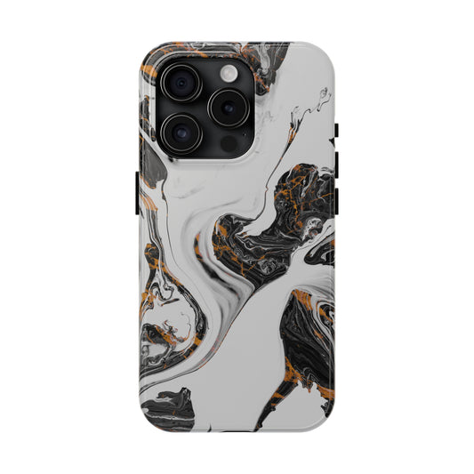 Misty Marble Tough iPhone Case