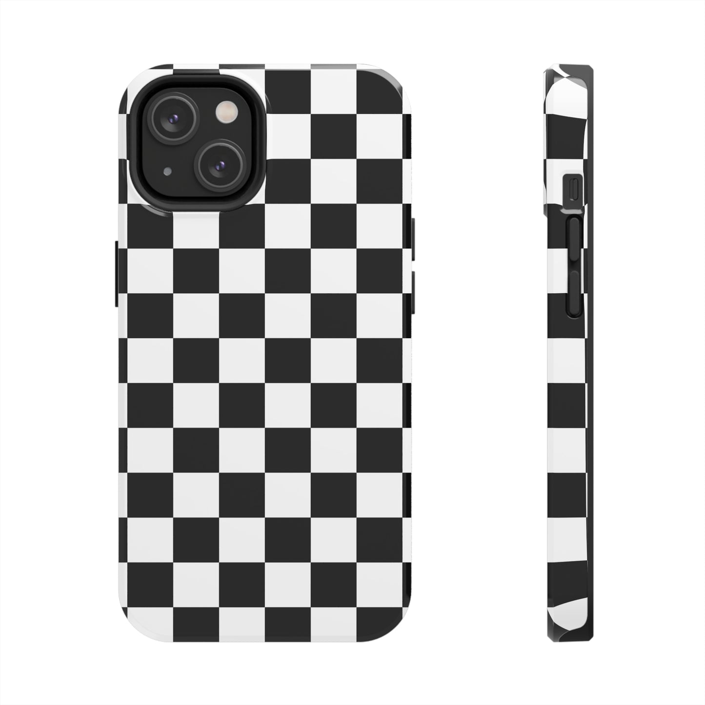 Black and white checks Tough Case