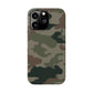 Dark Camouflage Snap Case