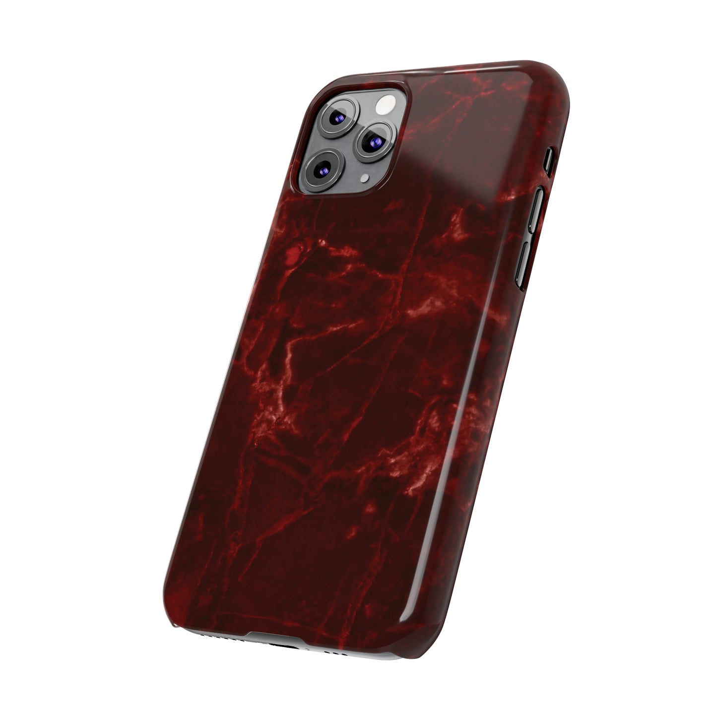 Red stone pattern Snap Case