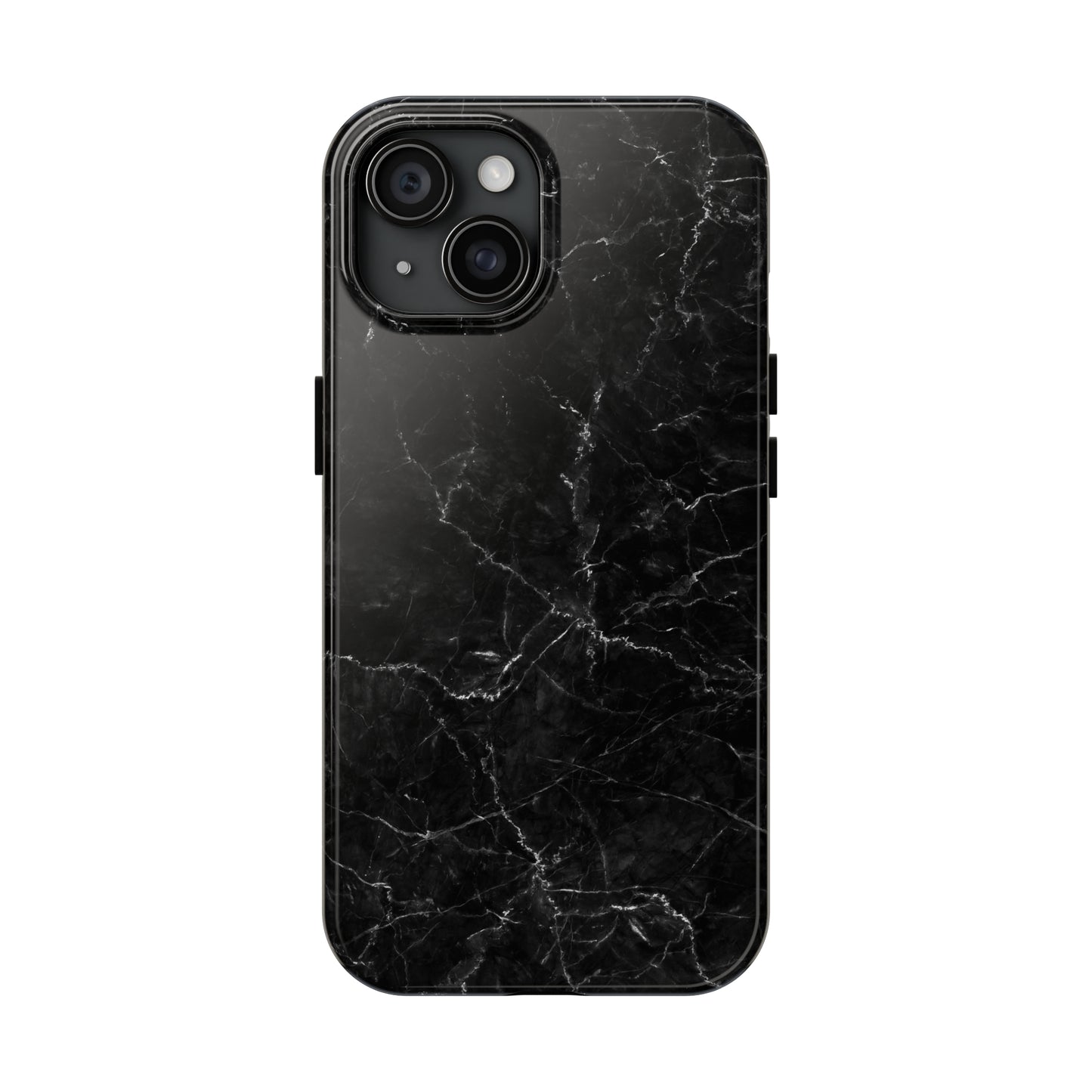 Marquina Black Tough iPhone Case