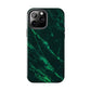 Dark green marble pattern Tough Case