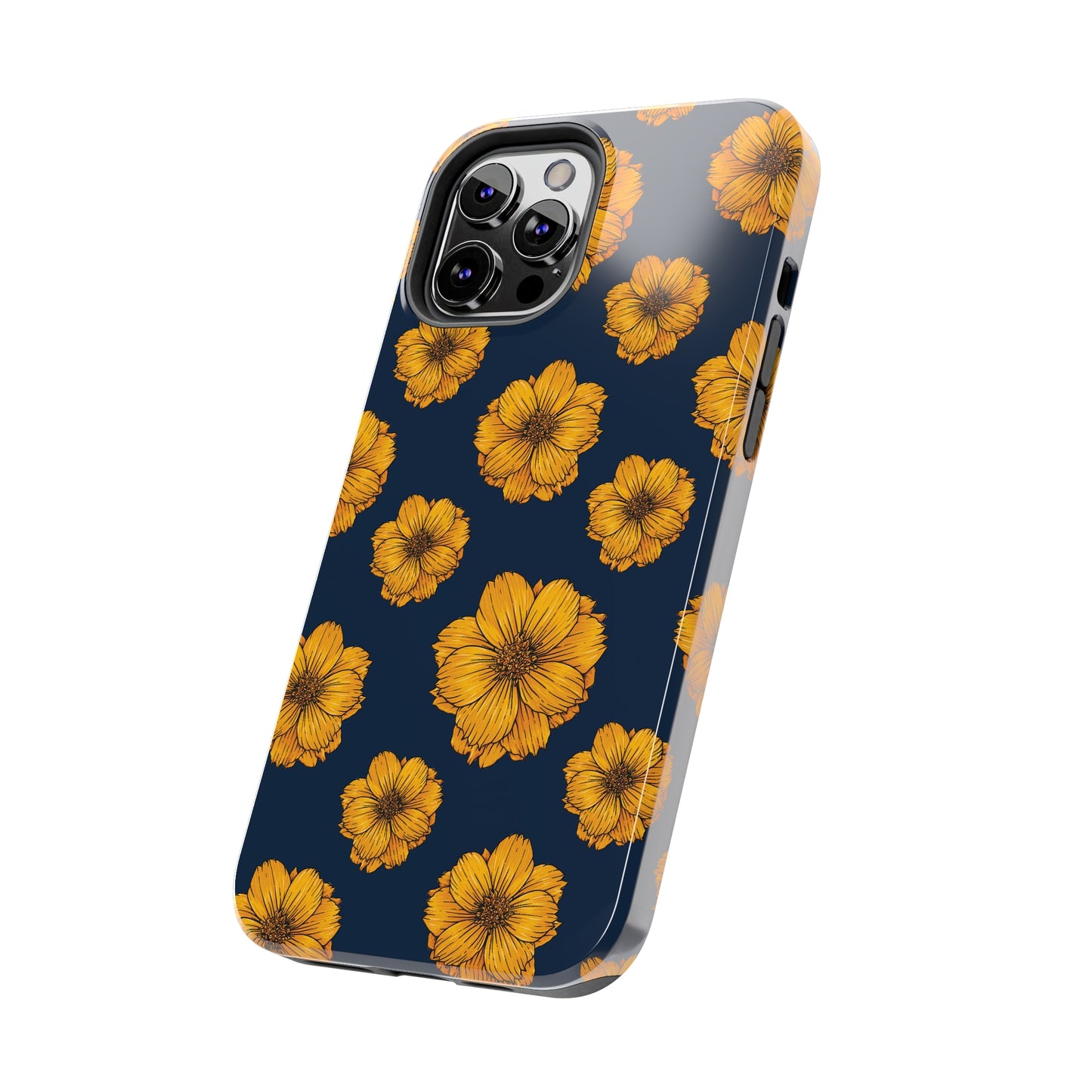 Sunflower Glimmer Tough iPhone Case