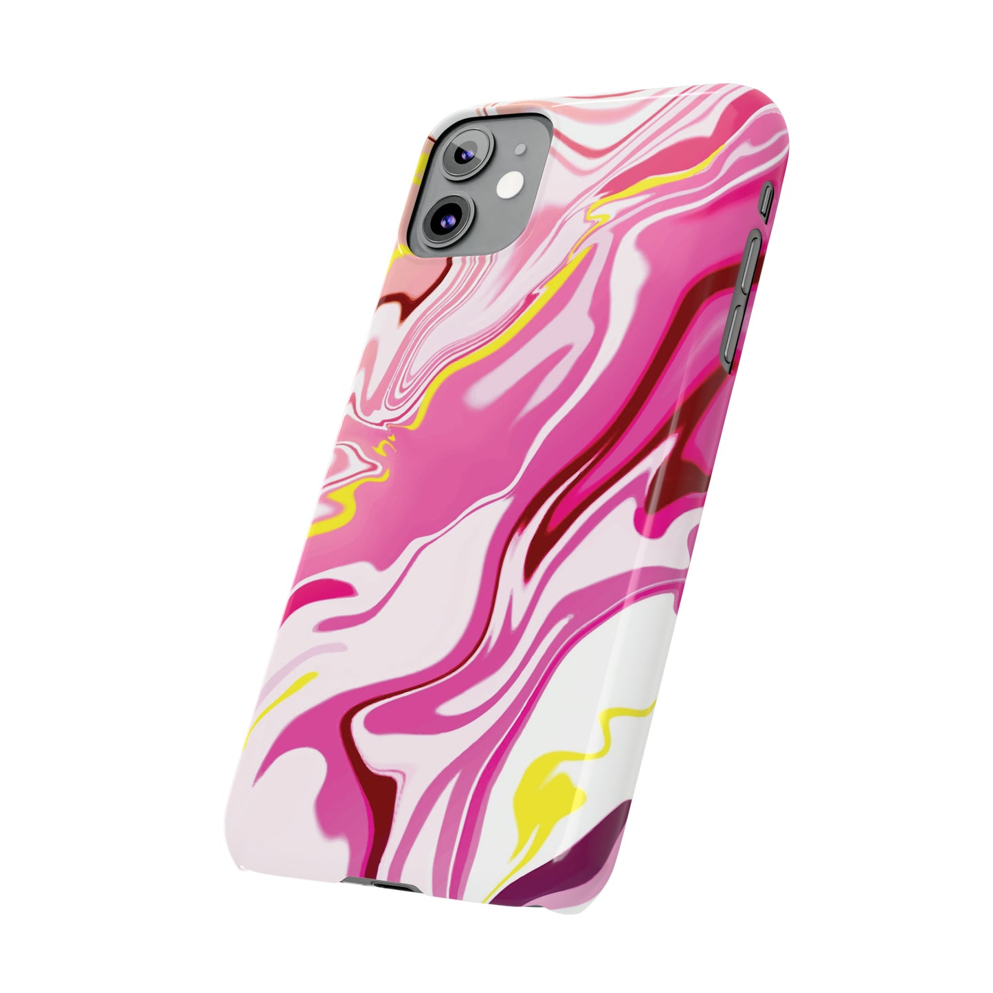 Acid marble pattern Snap Case