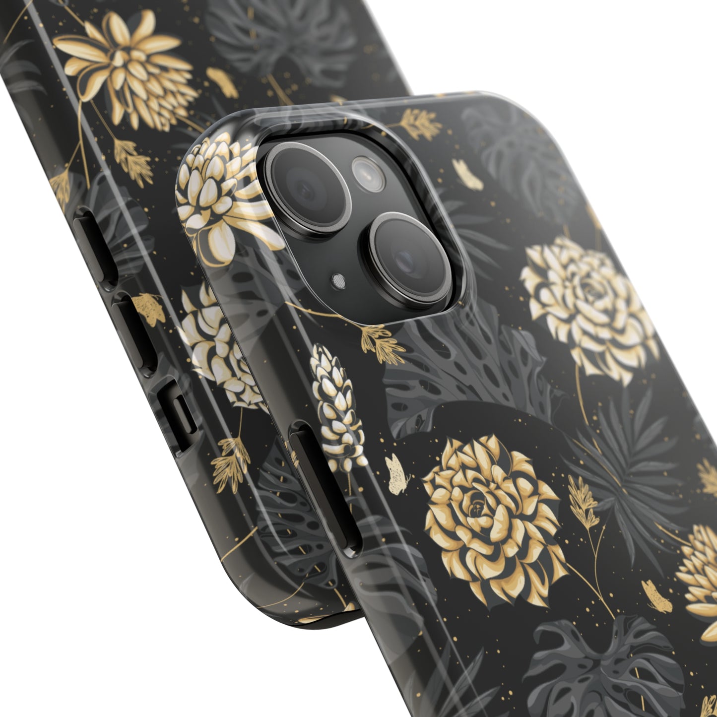 Golden Bloom Tough iPhone Case