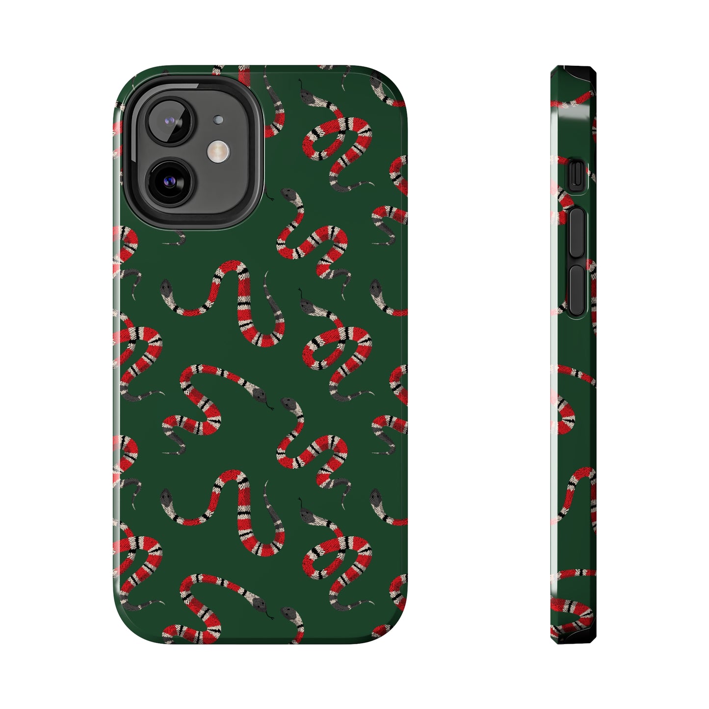 Snake Pattern Tough iPhone Case