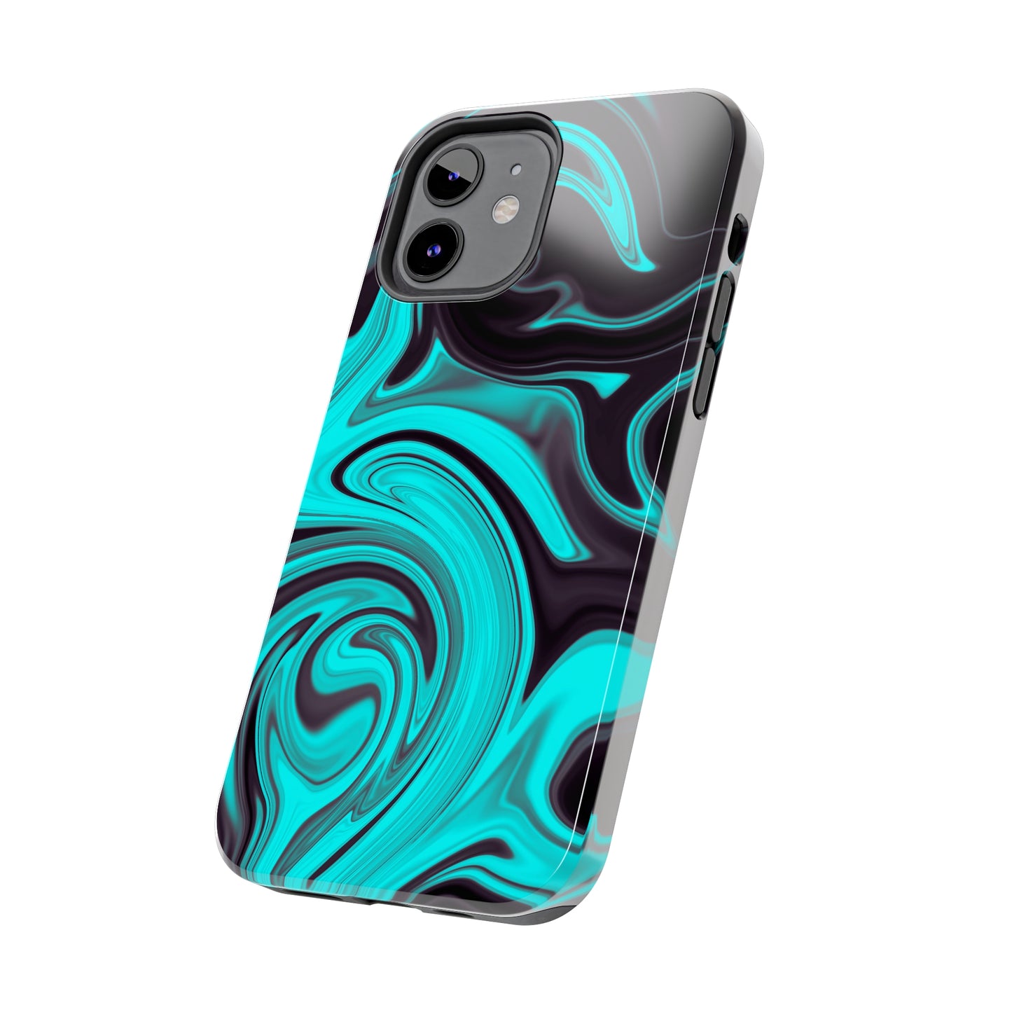 Aqua liquid marble pattern Tough Case