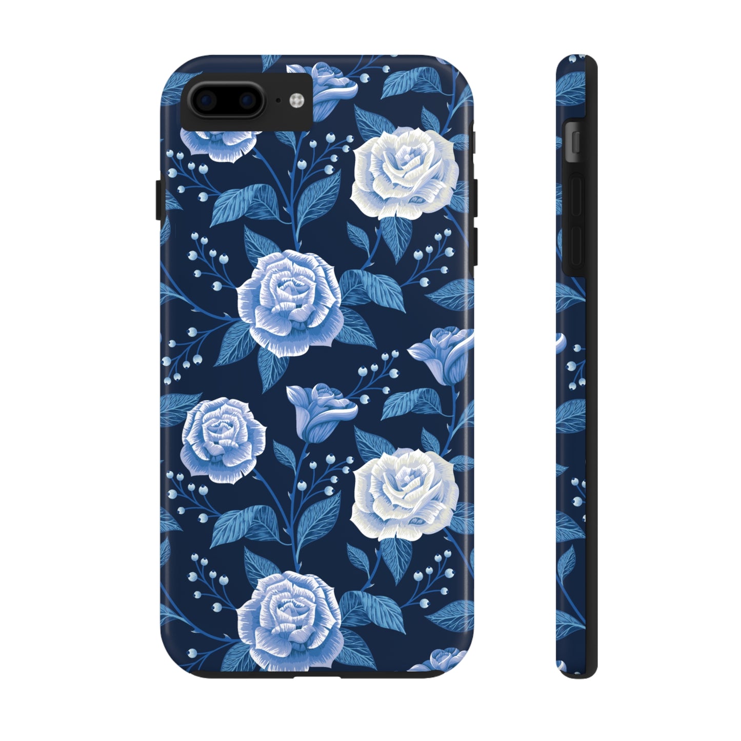 Midnight Rose Tough iPhone Case