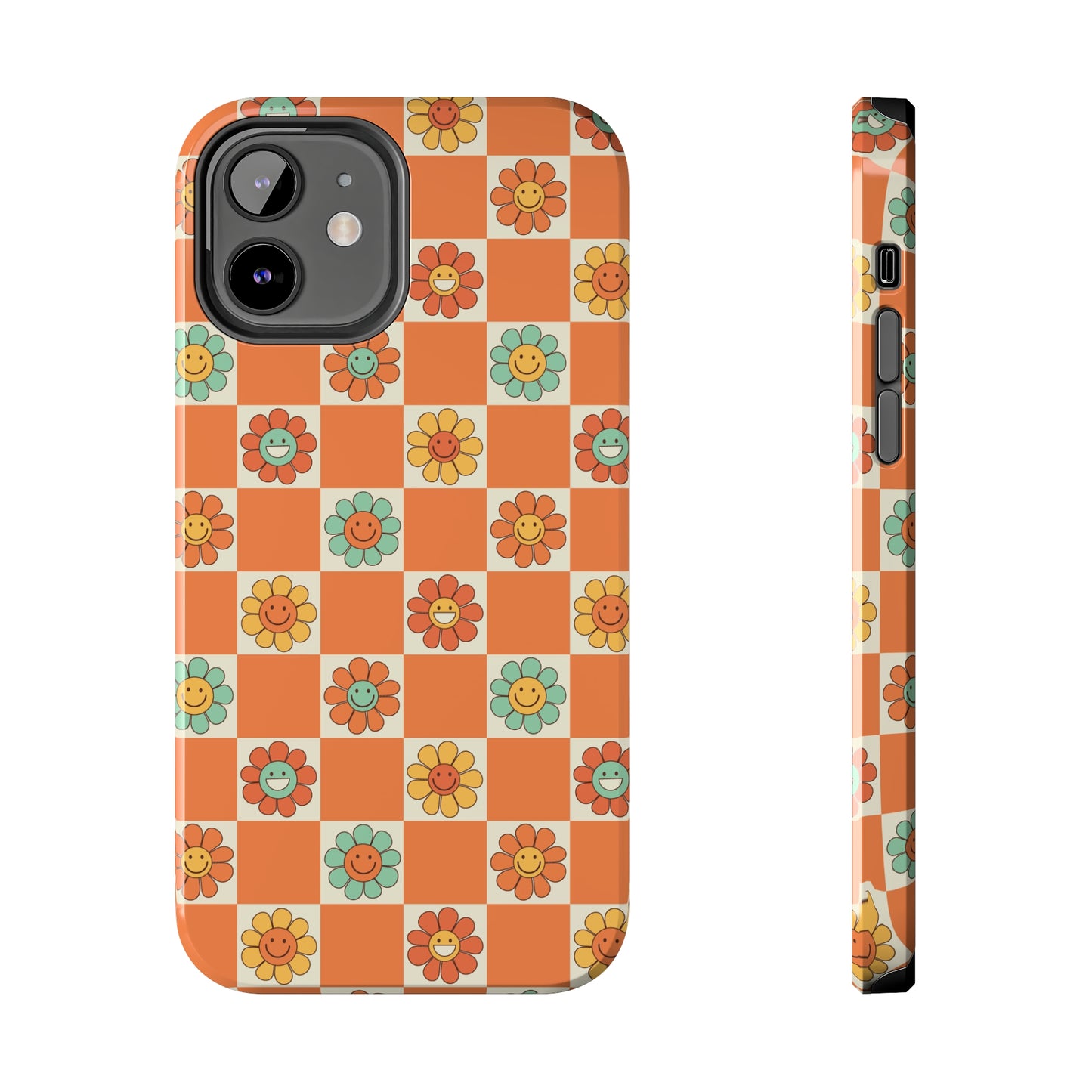 Retro Daisies Tough iPhone Case