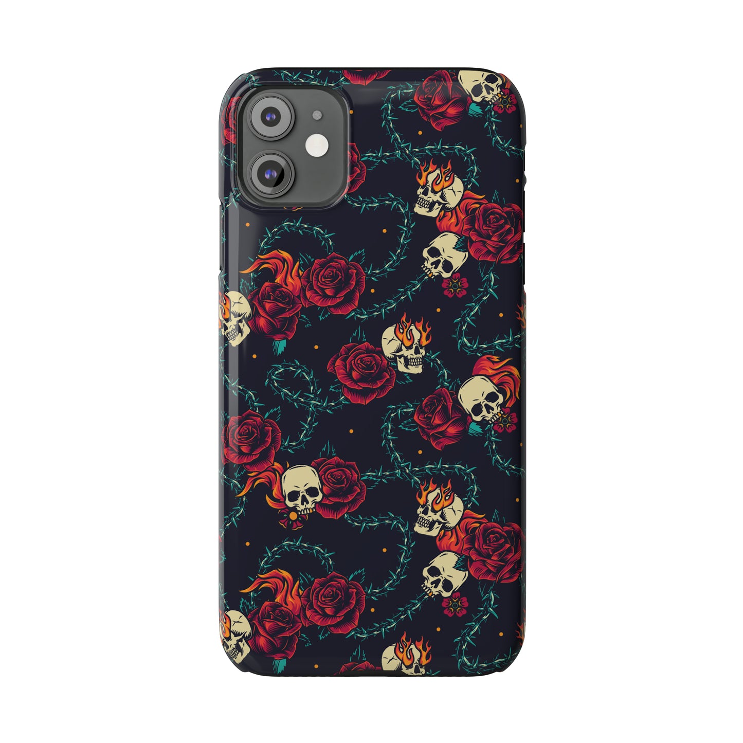 Skulls & Roses Snap Case