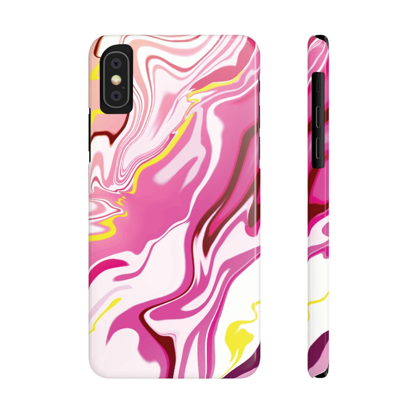 Acid marble pattern Snap Case