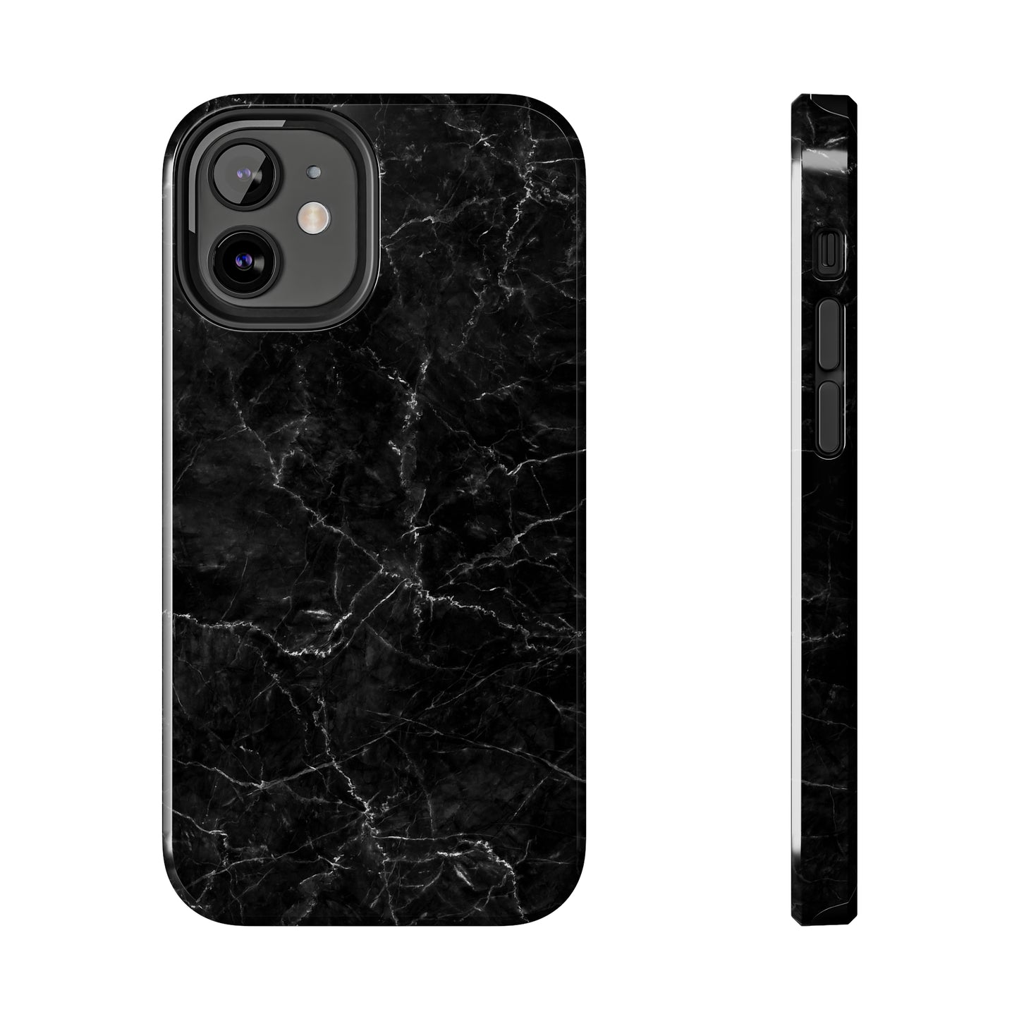 Marquina Black Tough iPhone Case