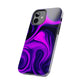 Purple liquid marble pattern Tough Case