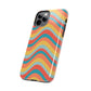 Wavy Pattern Tough iPhone Case