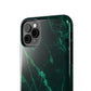 Dark green marble pattern Tough Case