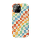 Retro Crazy Checkers Snap Case