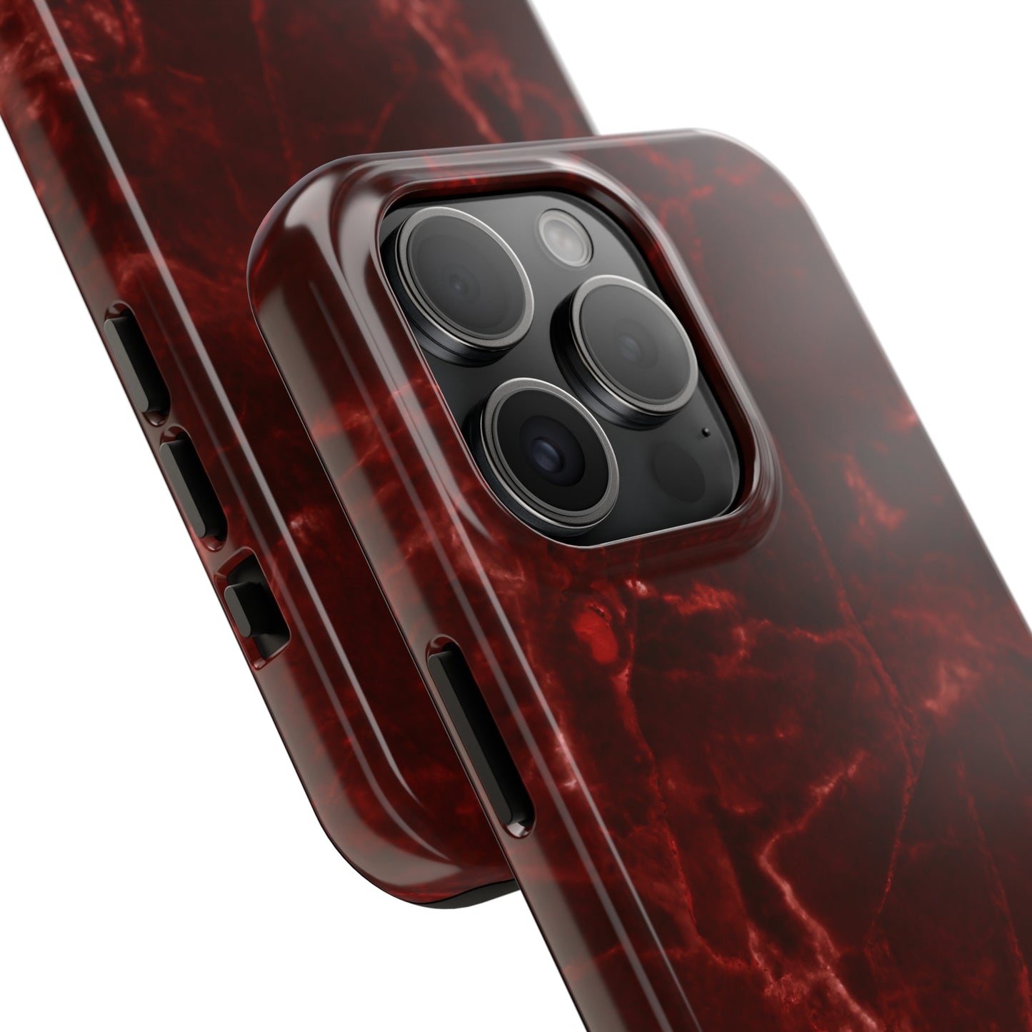 Red stone pattern Tough Case